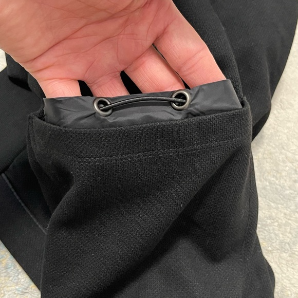 EUC Men Size Small Prada Drawstring Cotton Cargo Pants With Logo Plaque In Black - Picture 11 of 13